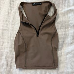Zara cropped tank top
